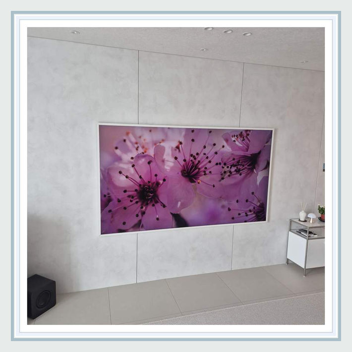 고양 벽걸이TV 설치 참고 사진 1 - 화면의 중심 높이과 TV 고정 방법 작업 전 확인할 사항